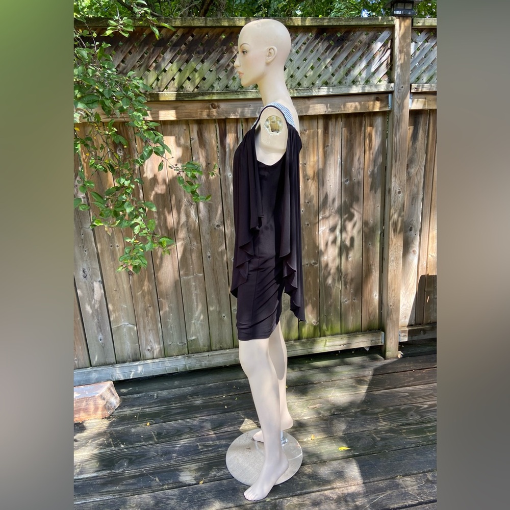 🐦‍⬛ 5/$25 🐦‍⬛ Fancy & Flowy Single Strap Asymmetrical Dress - Picture 7 of 16
